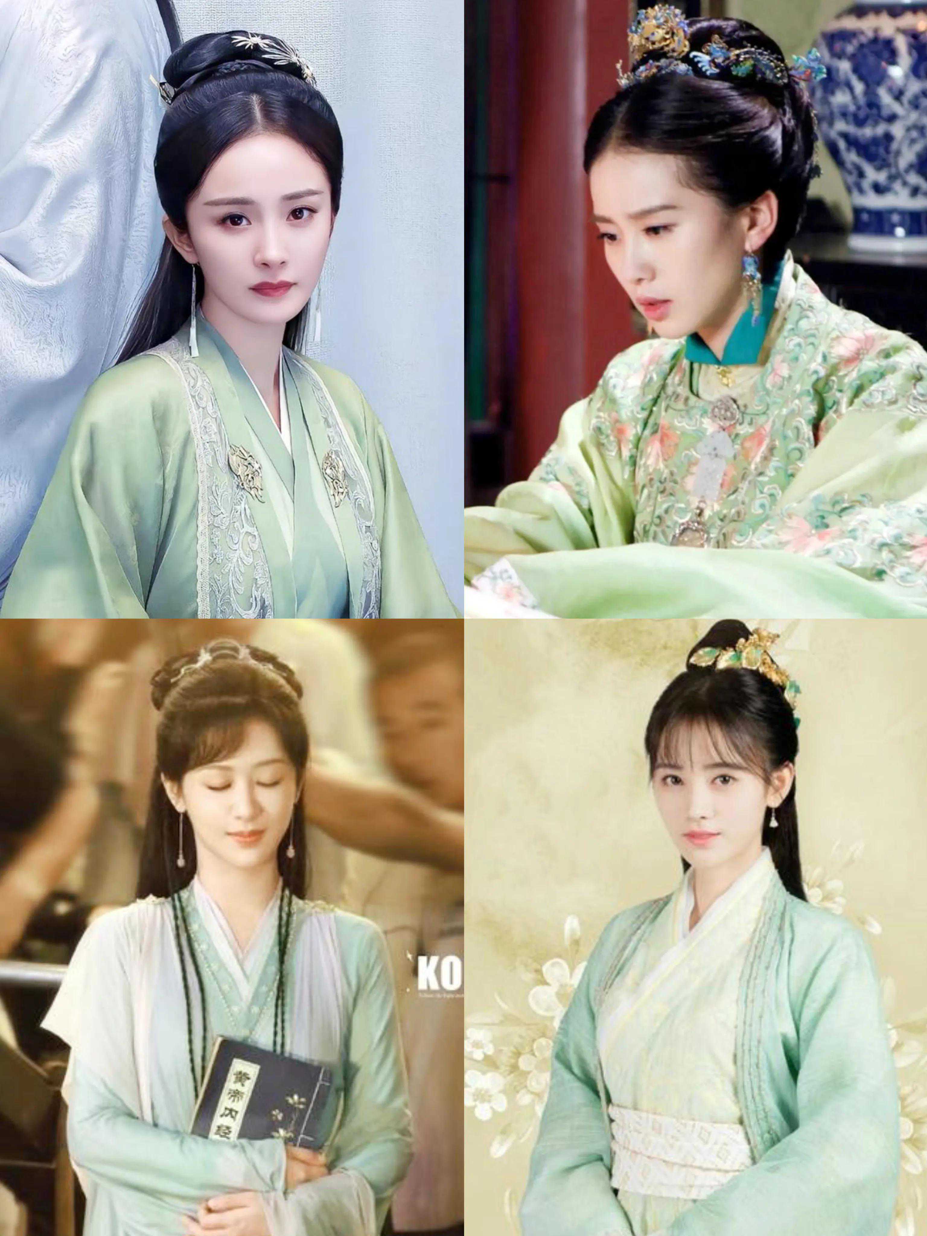 女演员令人惊艳的剧中造型——豆绿