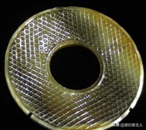 极致的汉代蒲纹璧