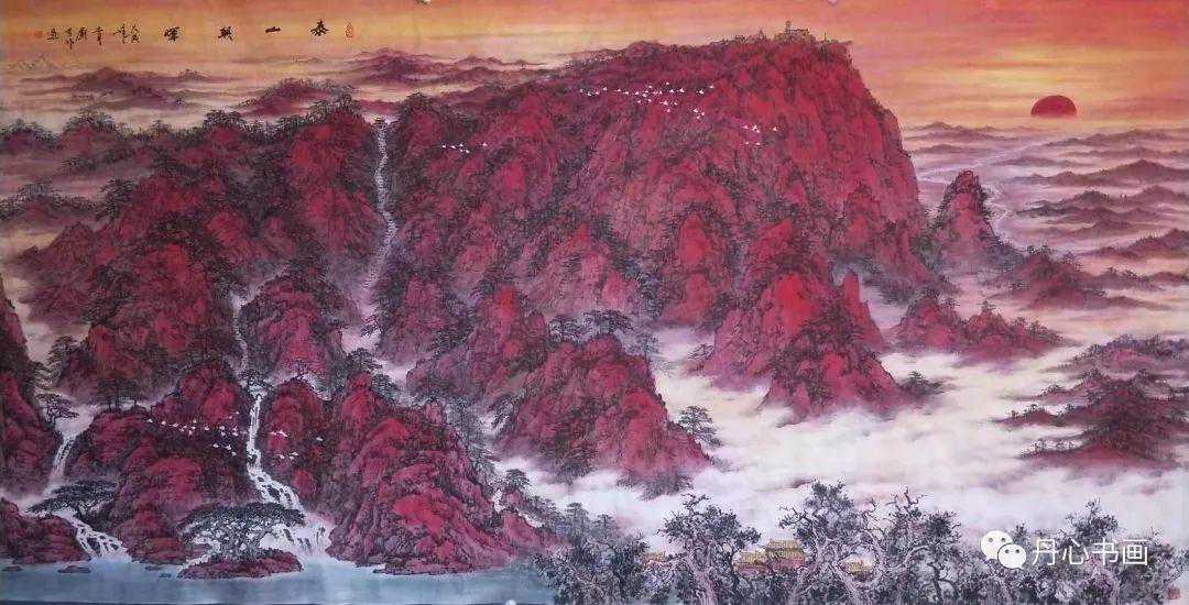 笔墨酣畅古朴,气势恢弘磅礴|山水画家刘首作 笔墨酣畅古朴,气势恢弘磅礴|山水画家刘首作