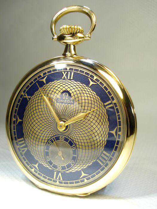 18世纪的金色怀表