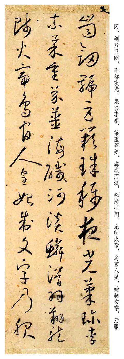 怀素《小草千字文》，千金贴