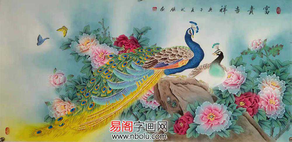 工笔牡丹画嬗变 画家胡记领工笔牡丹