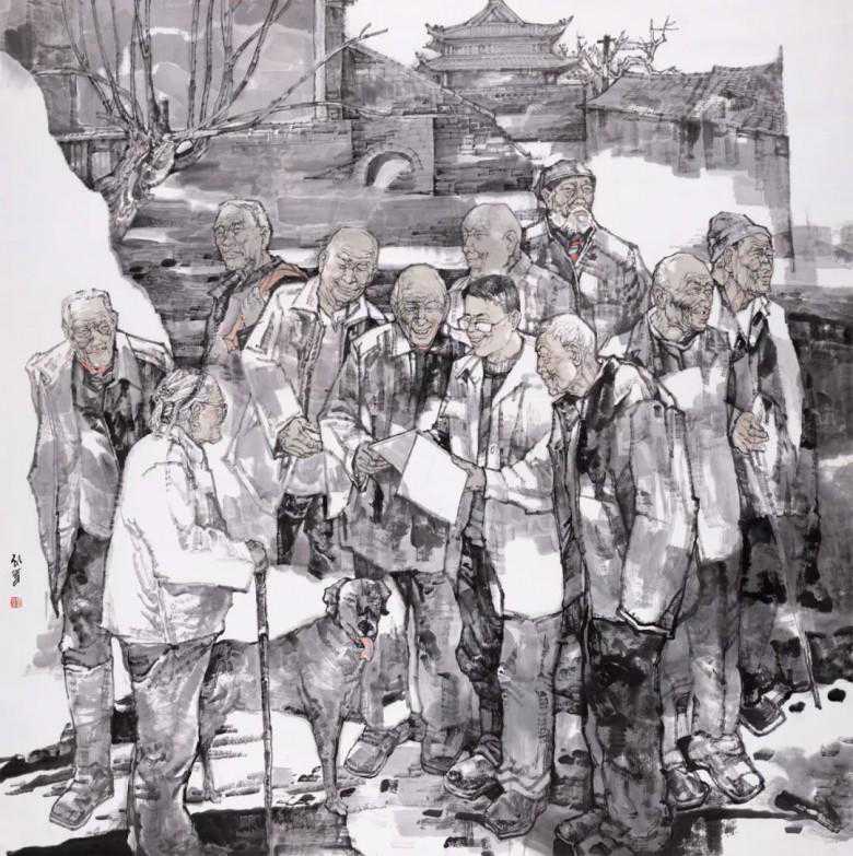 国画名家丨唐礼军：墨线、墨色与科学造型统一