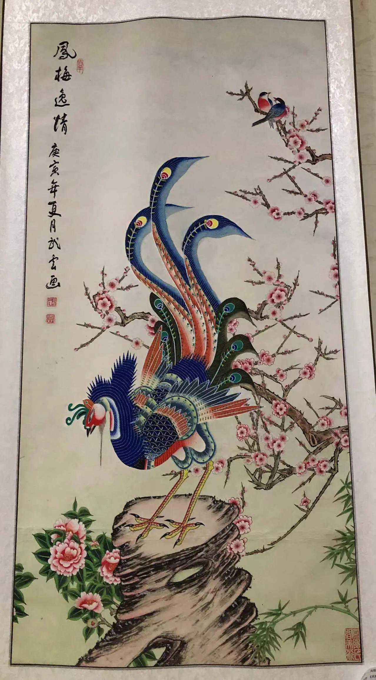 凤鸣朝阳色正浓——凤画传人武云和凤画艺术管窥