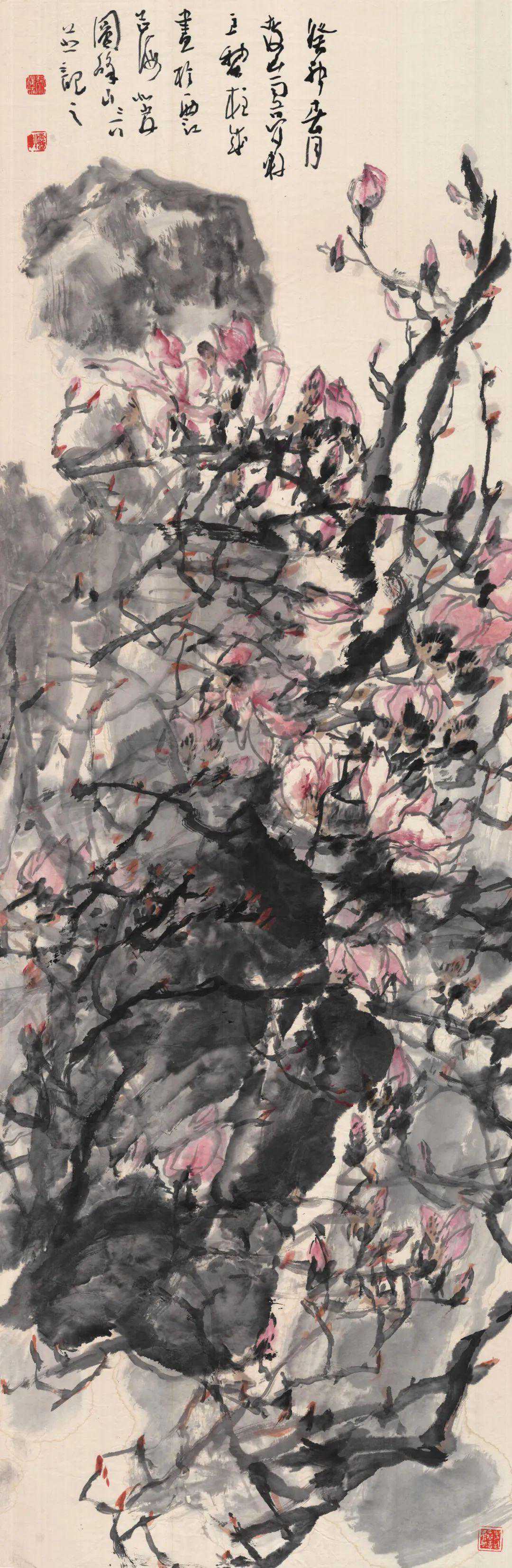 墨法苍莽——黎柱成花鸟画作品欣赏 墨法苍莽——黎柱成花鸟画作品欣赏