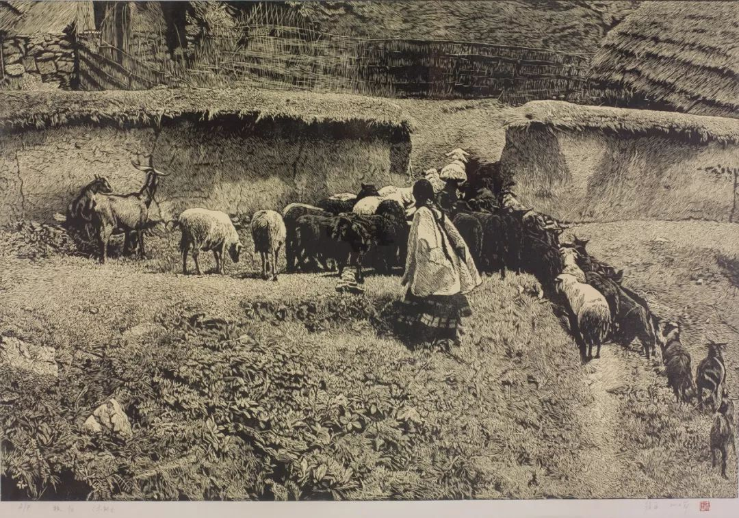 月满中秋，馆藏版画精品线上展，陪广大观众欢乐过节！