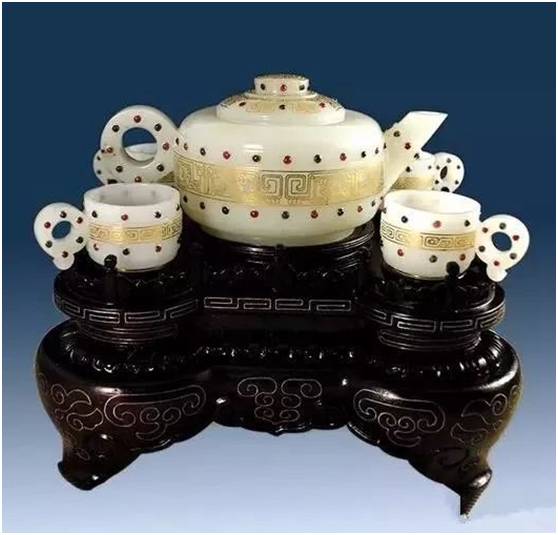 和田玉金银错工艺