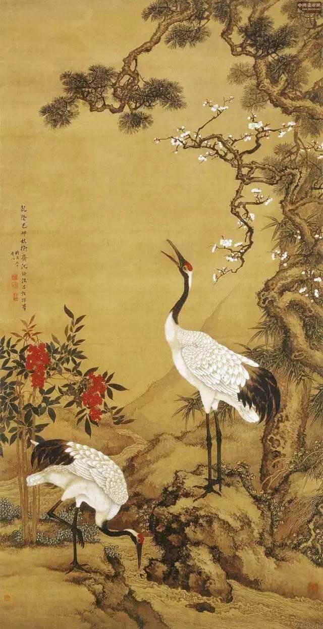 沈铨的画梅兰竹菊技法，供大家学习收藏